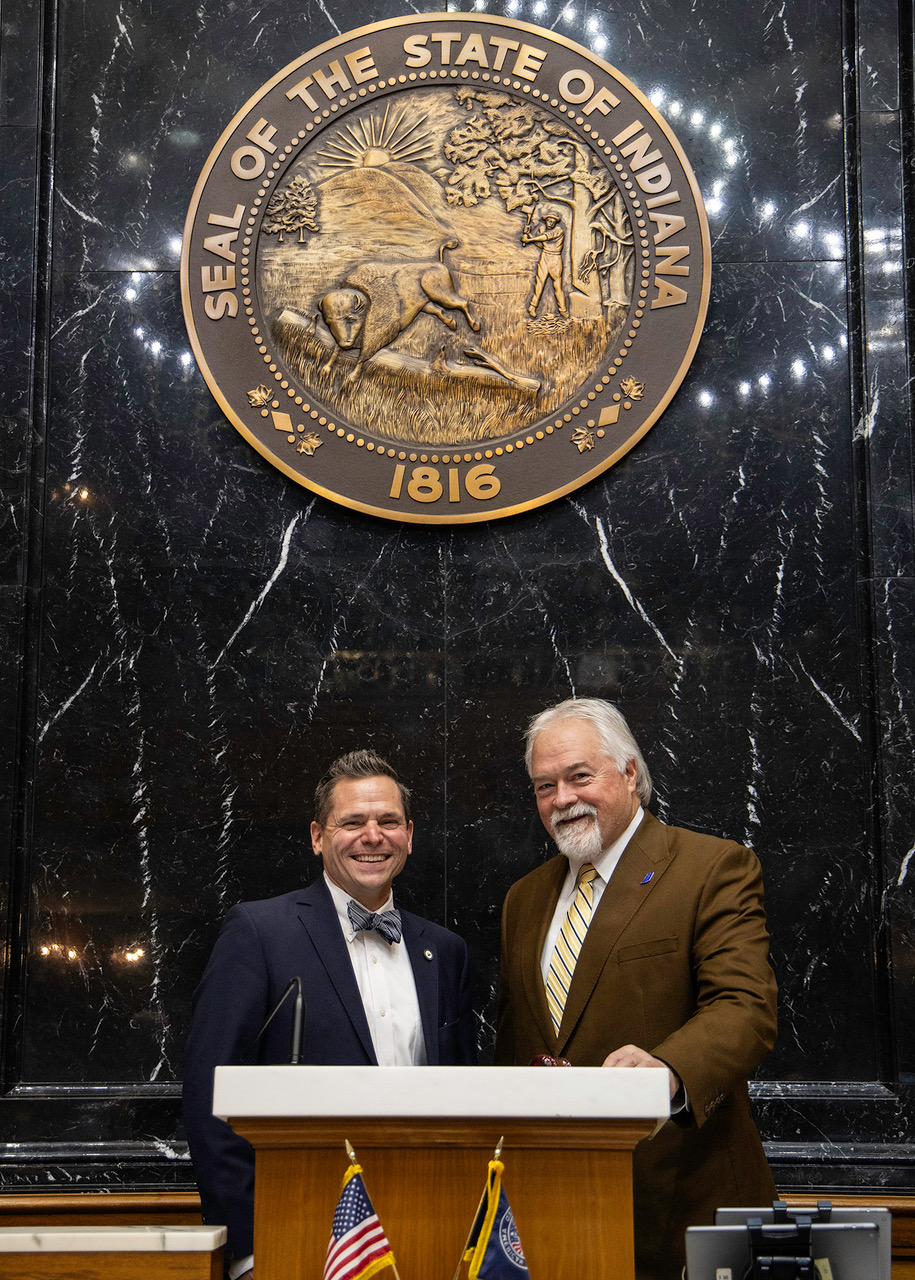 Dr. Jeff Carter with Rep. Brad Barrett